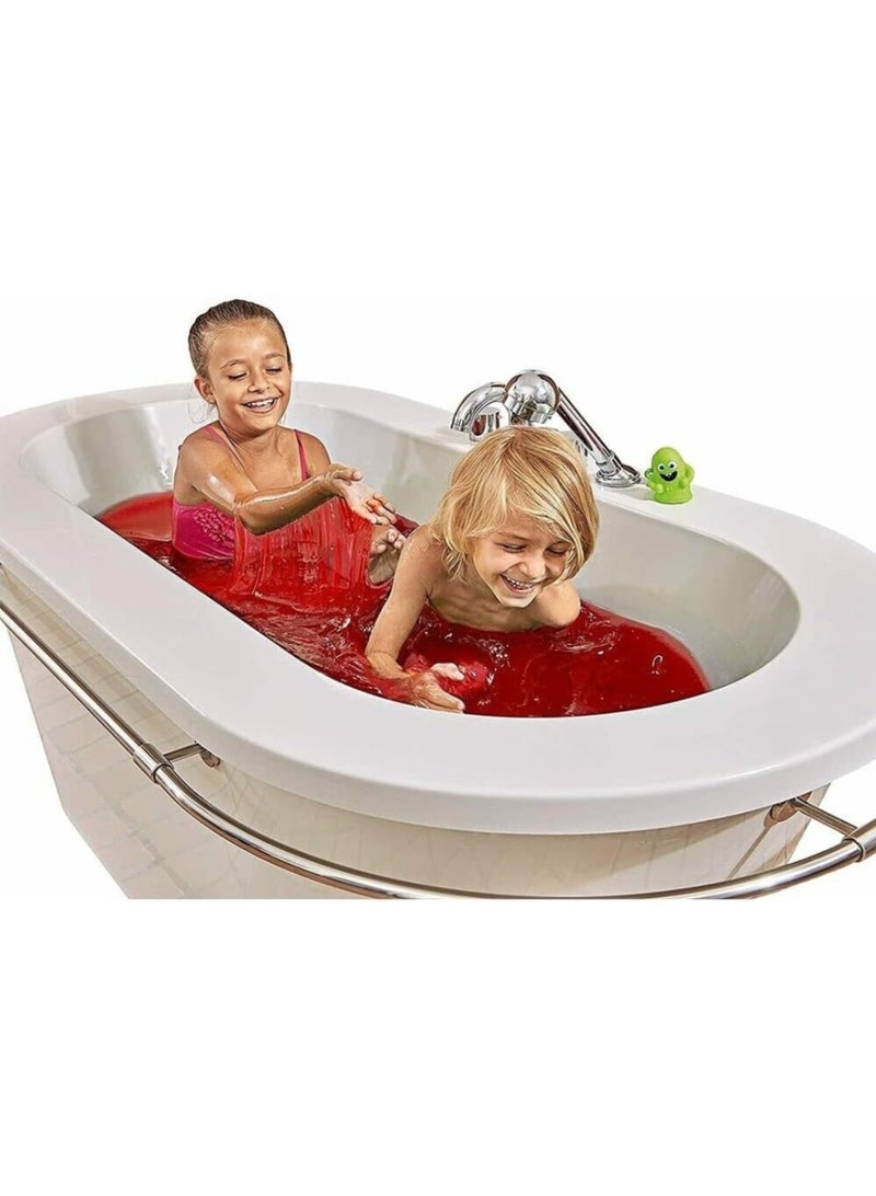 زيمبلي كيدز Slime Baff Ozzy Red Bath Slime Powder, 150g Sensory Bath Time Fun for Kids - Image 3