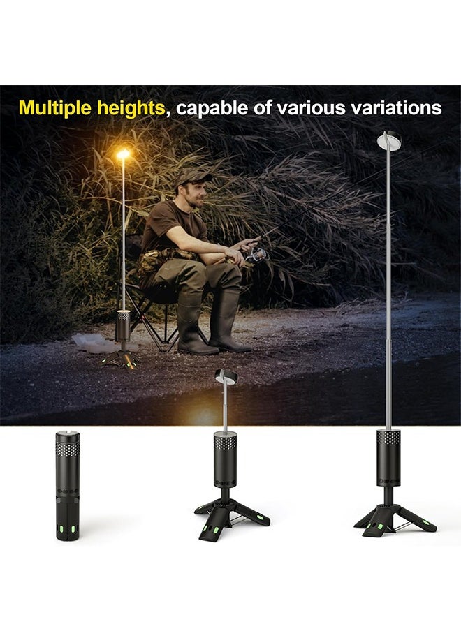 Generic - Telescopic Camping Light Rechargeable Fishing Lantern Dimming Night Atmosphere Light Emergency Light for Power Failure 10000mAh - Image 1