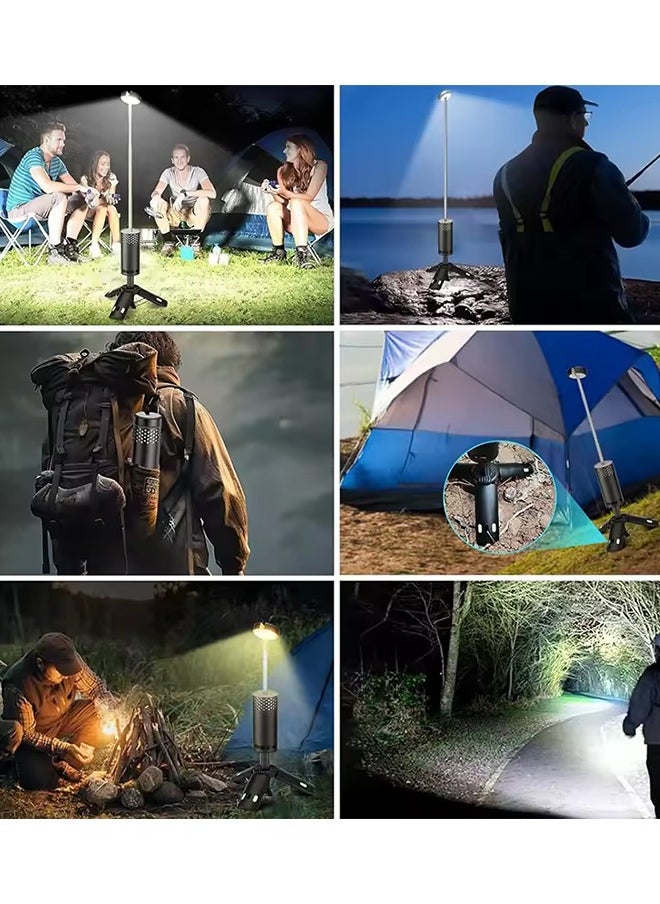 Generic - Telescopic Camping Light Rechargeable Fishing Lantern Dimming Night Atmosphere Light Emergency Light for Power Failure 10000mAh - Image 1