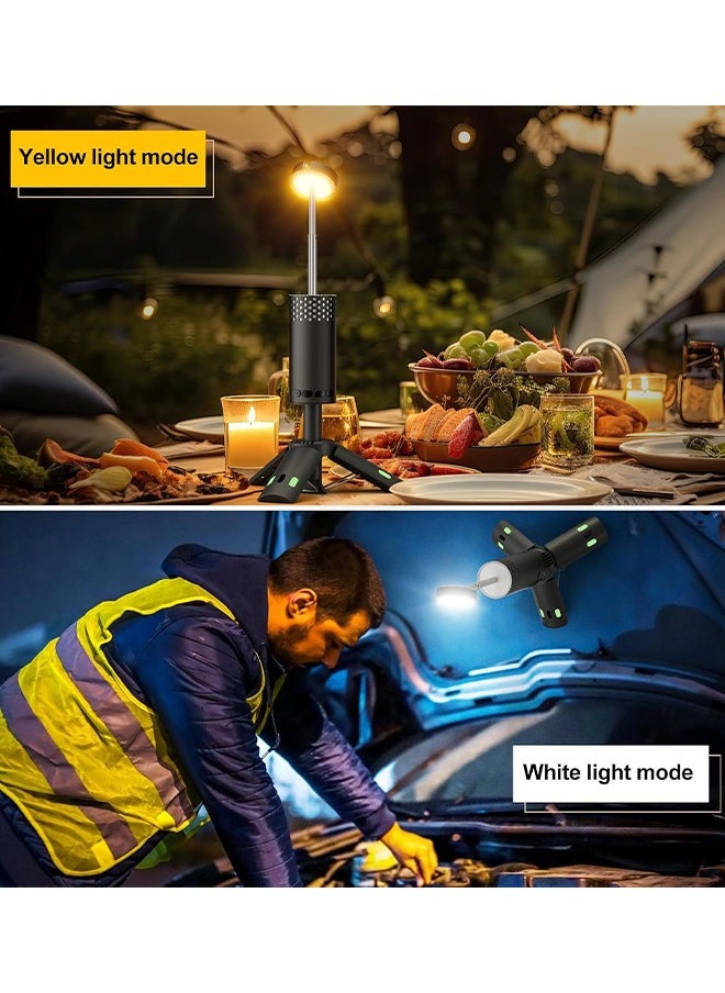 Generic - Telescopic Camping Light Rechargeable Fishing Lantern Dimming Night Atmosphere Light Emergency Light for Power Failure 10000mAh - Image 1