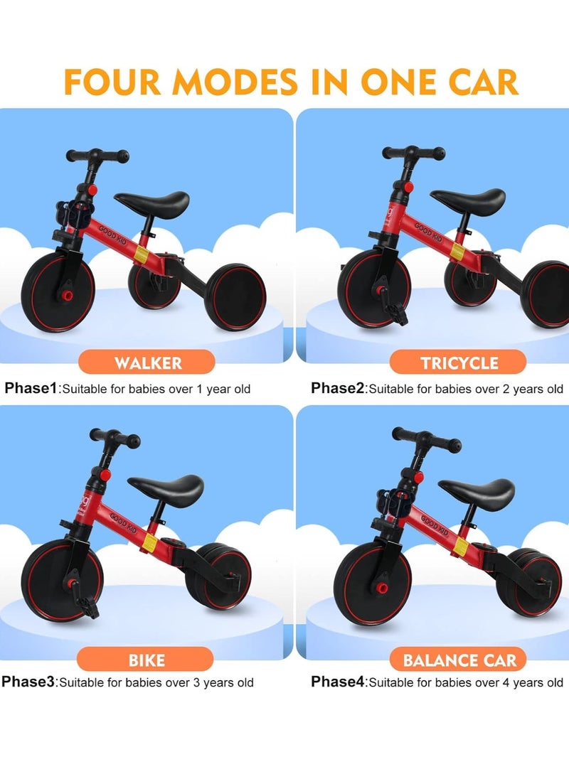 Good Boy/Girl 2-in-1 Transformable Kids Tricycle & Balance Bike – Adjustable Handle, Detachable Pedals, for 1.5-5 Years Old - pzsku/Z0EF6A764F2D97F93DF4CZ/45/_/1740150112/e7396bac-d2ee-43b8-bb09-b9b9d1d4ac17