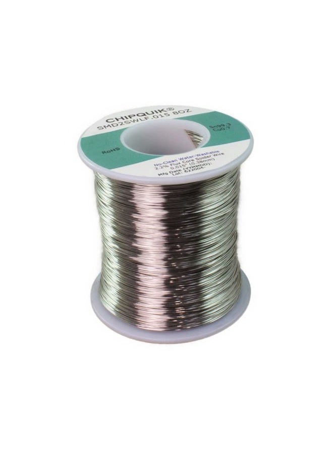 Chip Quik LF Solder Wire 99.3/0.7 Tin/Copper No-Clean Water-Washable .015 1/2lb - Image 1