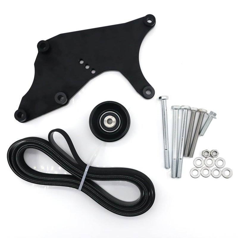 RJSPHH LS Truck Dual Alternator Bracket Kit for Chevy GM 19992013 48 53 60 62L V8 Vortec Engine