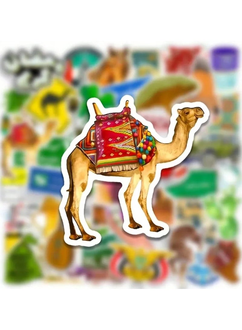 Decorative Stickers – 50 Pcs Colorful Assorted Stickers for Laptop, Notebooks, and Wall Decoration - Image 2