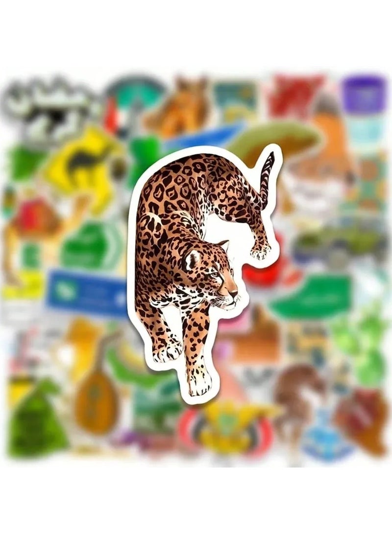 Decorative Stickers – 50 Pcs Colorful Assorted Stickers for Laptop, Notebooks, and Wall Decoration - Image 3