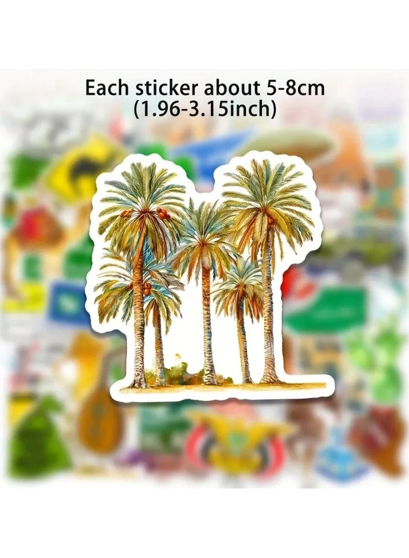 Decorative Stickers – 50 Pcs Colorful Assorted Stickers for Laptop, Notebooks, and Wall Decoration - Image 4