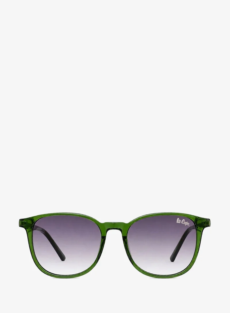 لي كوبر Nylon  Sunglasses Green Frame Blue Gradient Mirror Lens 52mm  - LCM10547C2