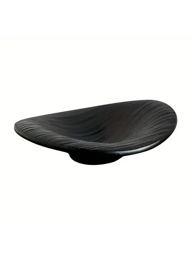 Black Miniature Fruit Plate Irregular Shape Diorama Decor Dollhouse Accessory - Image 5