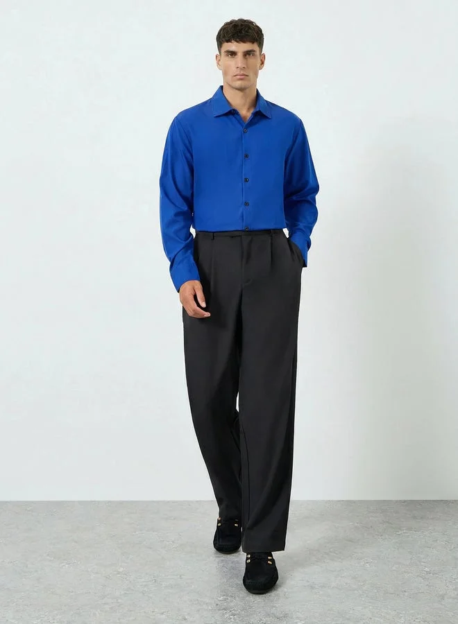 تايك تو قميص رجالي بأكمام طويلة وأزرار