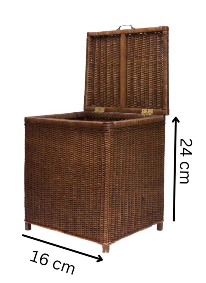 Handmade - Multipurpose large storage bamboo & rattan basket for kids toys laundry or miscellaneous items - Image 1