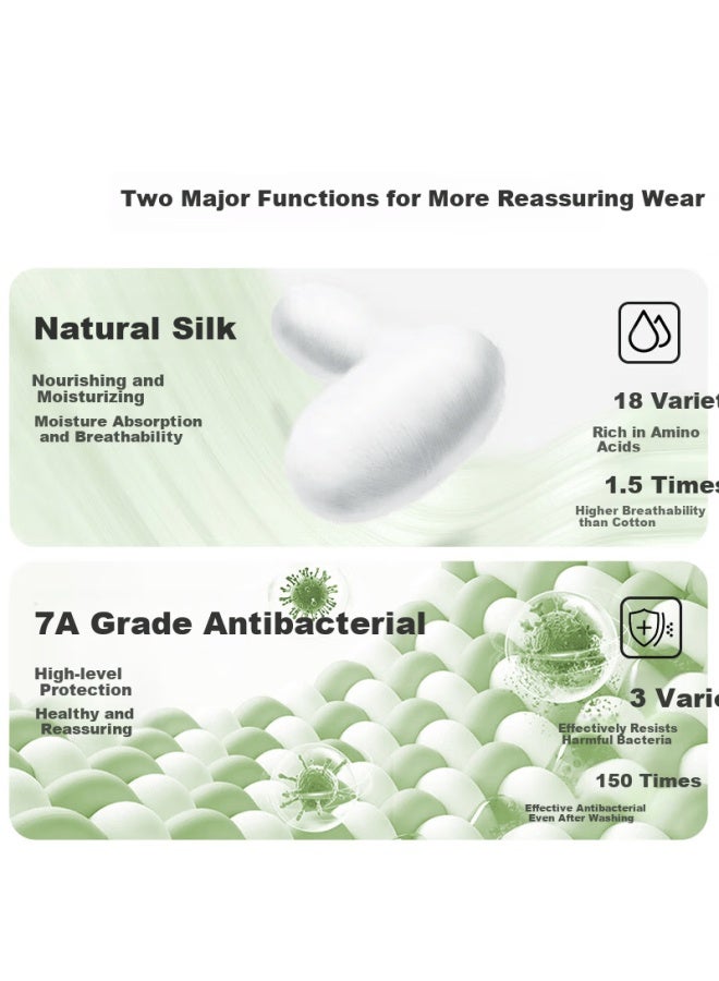 Madallo Modaier Women's Socks, Summer Thin Short Socks, Breathable And Skin-friendly, Seamless Women's Socks, Postpartum Socks - Image 4