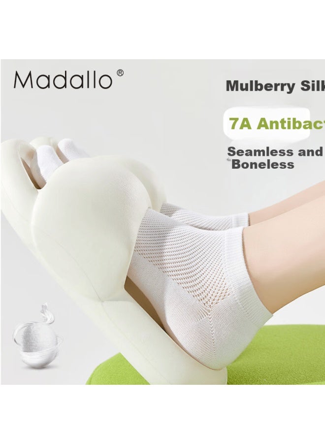 Madallo Modaier Women's Socks, Summer Thin Short Socks, Breathable And Skin-friendly, Seamless Women's Socks, Postpartum Socks - Image 2