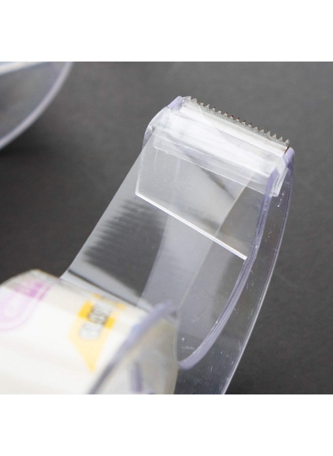 Bazic Products - Bazic Crystal Clear Tape W/Dispenser 3/4" X 500", Transparent Stationery Tapes Glossy Finish Refills Rolls, Arts Craft Gift Wrapping (3/Pack), 1-Pack - Image 1