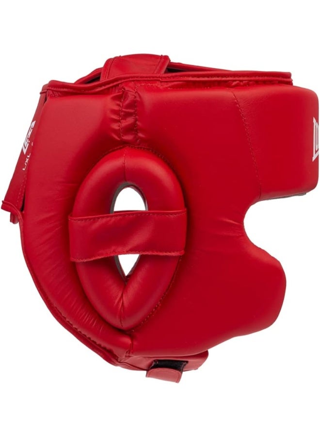 Lonsdale Stanford Headguard Red/White L/Xl - Image 3