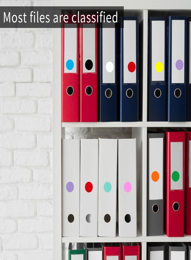 Yeachlaing 1" Round Colored Dot Stickers Labels - 11 Assorted Colors,1320 Pack - Image 4