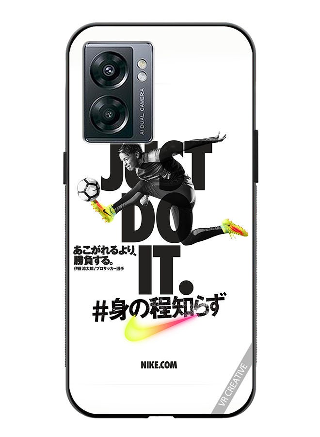 VR CREATIVE Protective Case Cover For OnePlus Nord N300 Nike Just Do It Design Multicolour - Image 1