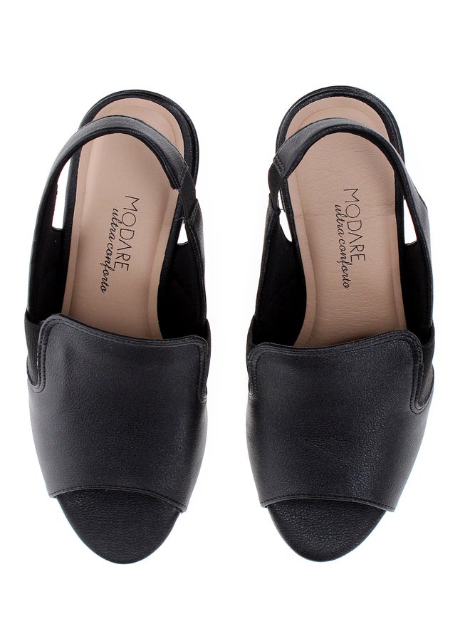 MODARE Textured Criss Cross Strap Comfort Sandals - Image 2