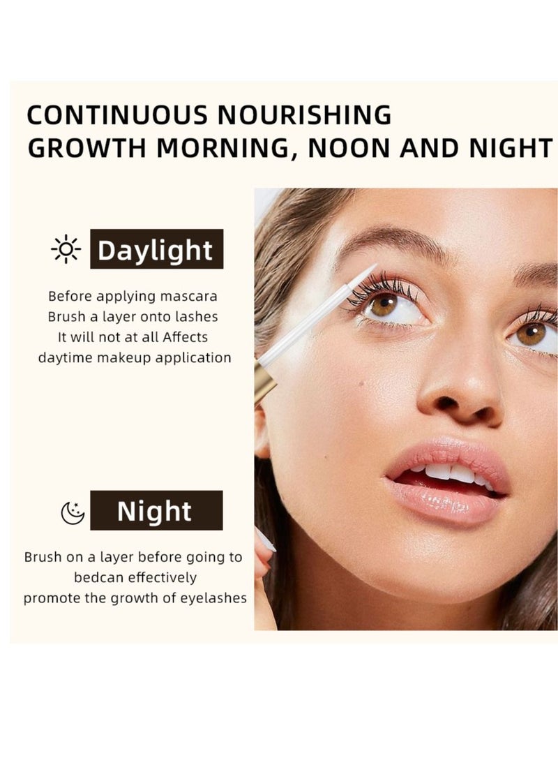 QiBest - Advanced Eyelash Growth Serum Fuller and Longer Looking Eyelashes Lash Enhancing Serum for Natural Lashes or Lash Extensions Natural Lash Serum - Image 1