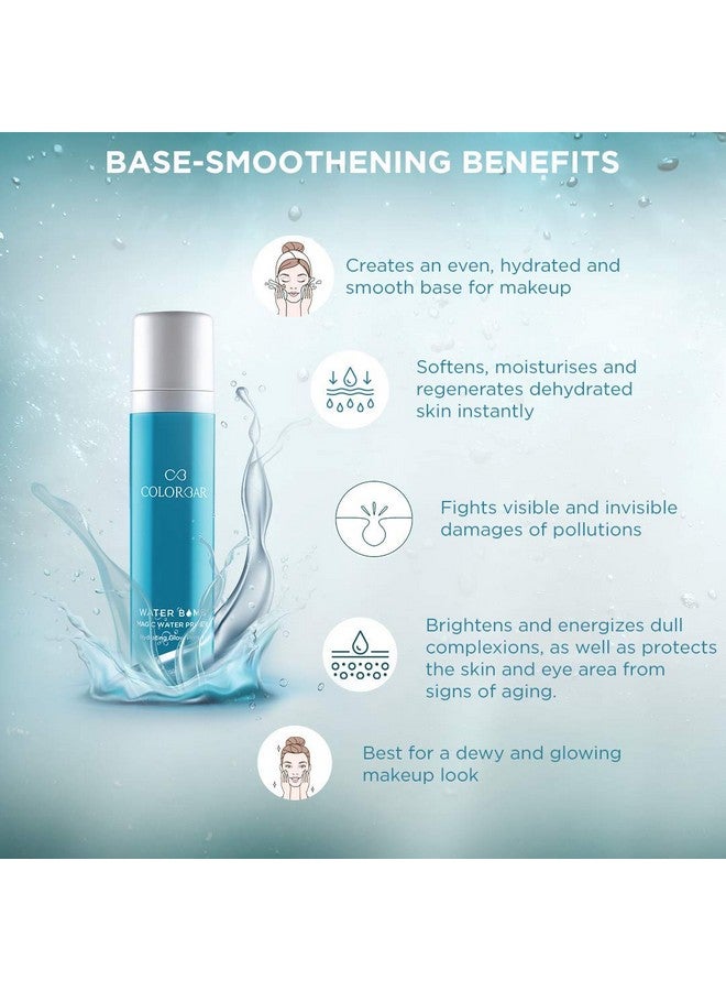 كلربار برايمر ماجيك ووتر، شفاف، 30 مل | برايمر فيذر لايت جلو | يوفر ترطيبًا فوريًا | حماية من الملوثات - Image 3