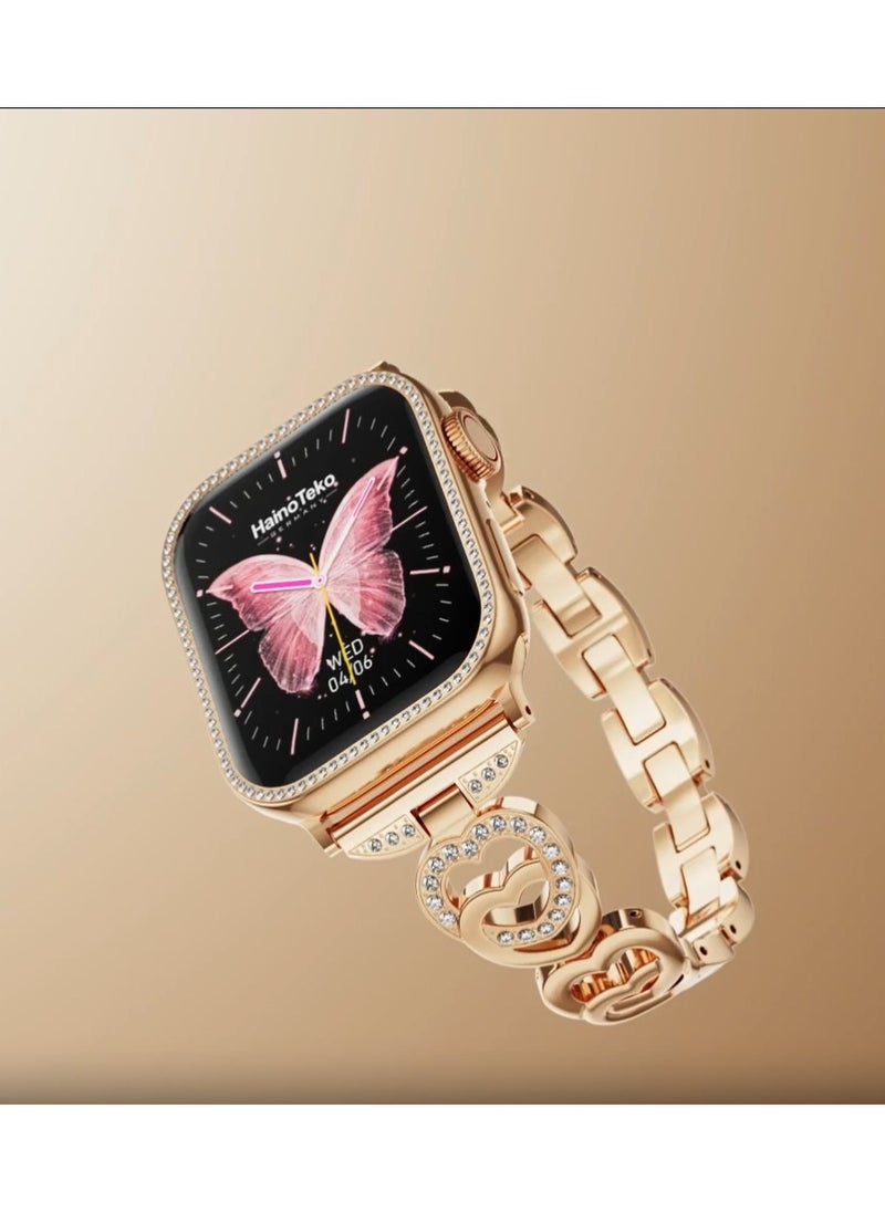 Haino Teko - Generic G10 Mini Smart Watch With 4 Pair Strap And 2 Bracelet Free Real Amoled Display - Image 1