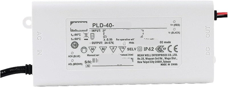 40W LED Power Supply PFC Constant Current Plastic Case PLD 40 500B 500mA - Image 1