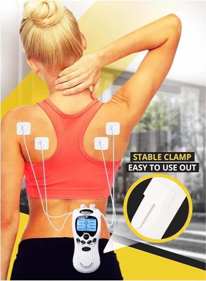 ZVEV Electric Massage Instrument EMS Tense Machine Pulse Massager Tens Acupuncture Electrical Muscle Stimulator for Neck Back Body - Image 3