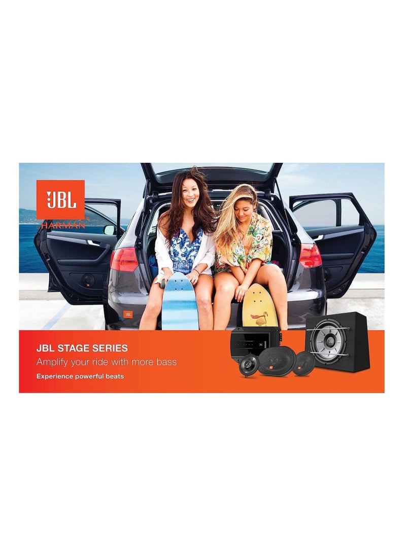 JBL - Stage1 9631 3-Way Car Speaker Set by Harman Kardon - 300 Watt Oval Car HiFi Car Speaker Boxes 16.5 x 23 cm 6 x 9 Inches Black - Image 1