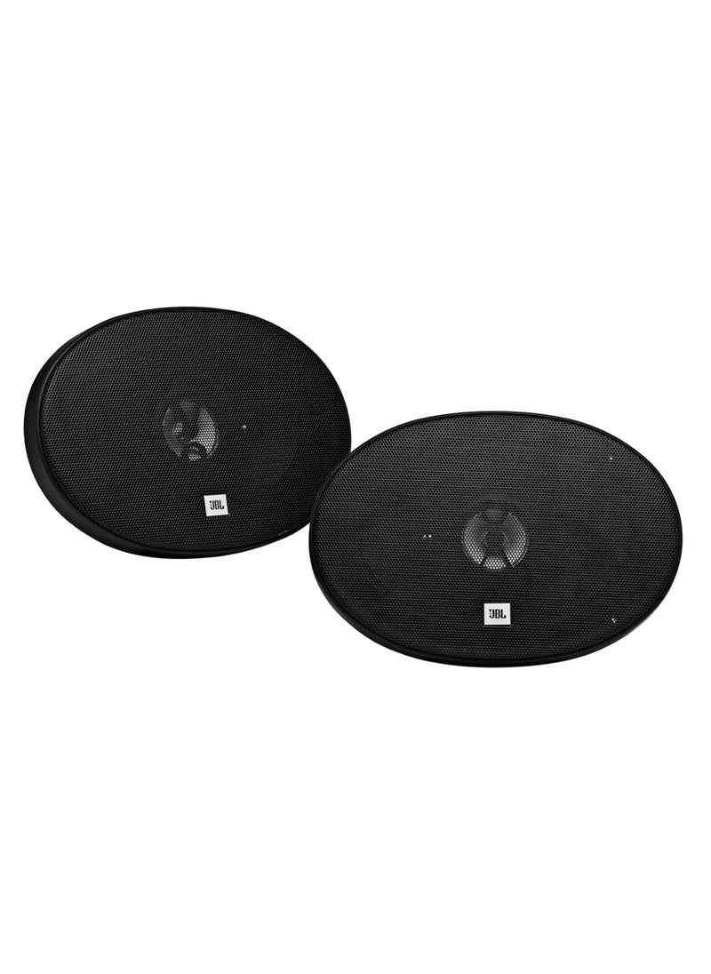 JBL - Stage1 9631 3-Way Car Speaker Set by Harman Kardon - 300 Watt Oval Car HiFi Car Speaker Boxes 16.5 x 23 cm 6 x 9 Inches Black - Image 1