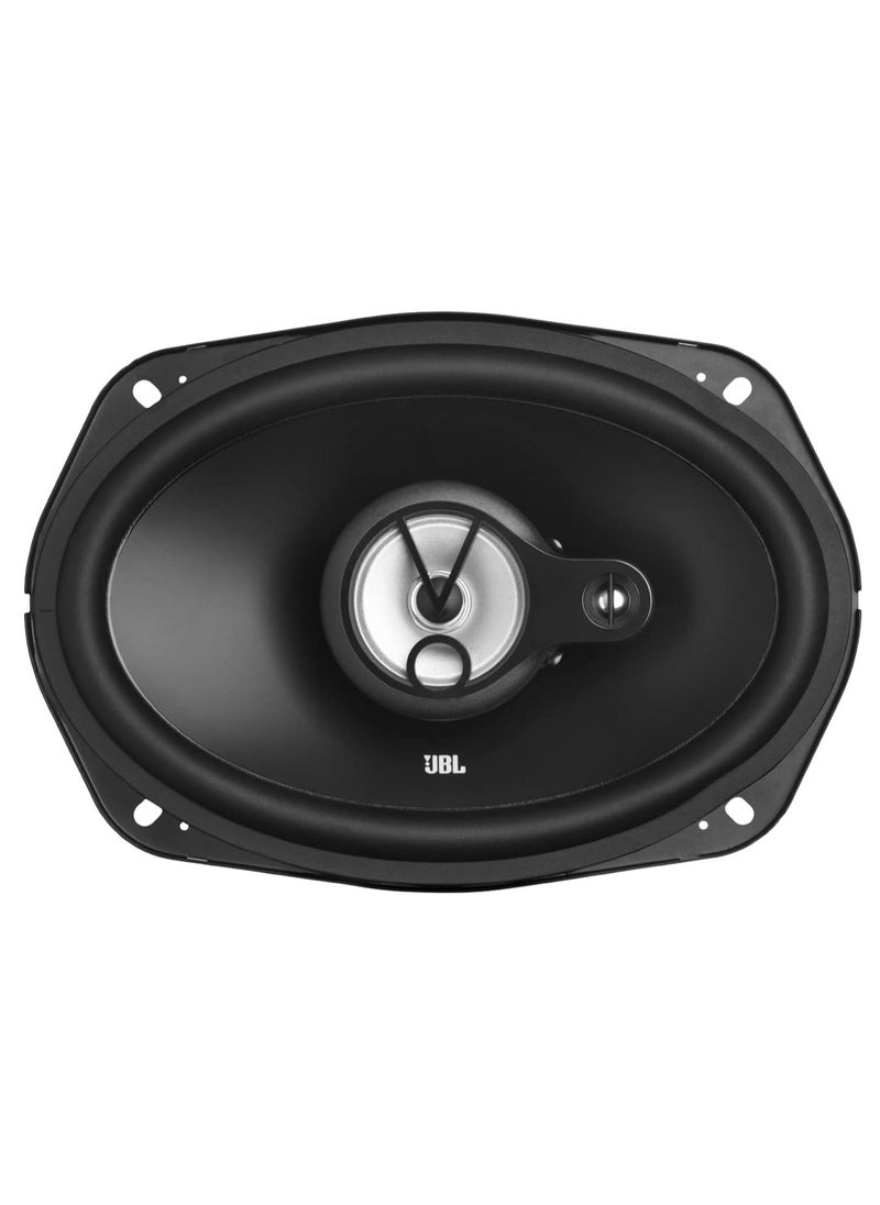 JBL - Stage1 9631 3-Way Car Speaker Set by Harman Kardon - 300 Watt Oval Car HiFi Car Speaker Boxes 16.5 x 23 cm 6 x 9 Inches Black - Image 1