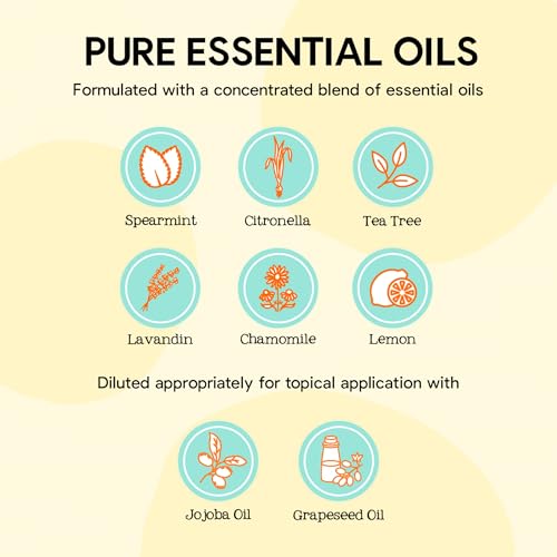 Oilogic Bug Bite Itch Roll-On Essential Oil for Kids - 100% Pure Essential Oils for Soothing Skin - Gentle, Kids-Safe Formula for Toddlers & Children, Indoor & Outdoor Use, 9ml - Image 4