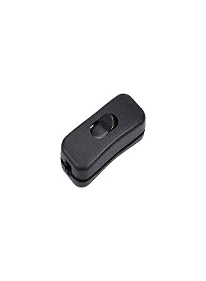 Electronicspices Electronic Spices Black Halfway Rocker Push Button Switch for Table Lamp, Bed Lamp, Inline and Tik Tok 2_Way (Pack of 5) - Image 3
