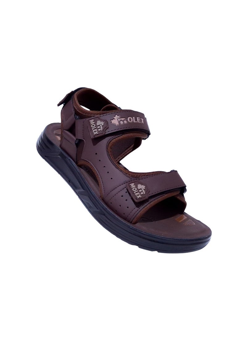 Generic - Men's Suede Leather and Textil Gladiator Sandal - Image 1