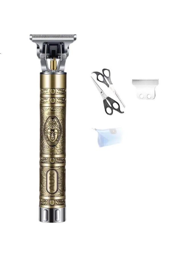 AUX Hair Clipper, Electric Trimmer For Adults, Hair Carving Electric Shaver, Hairline Trimmer, Hair Cutting Tool, Bald Head Gadget, Hairline Trimmer, X2 High-End Configuration - Image 1