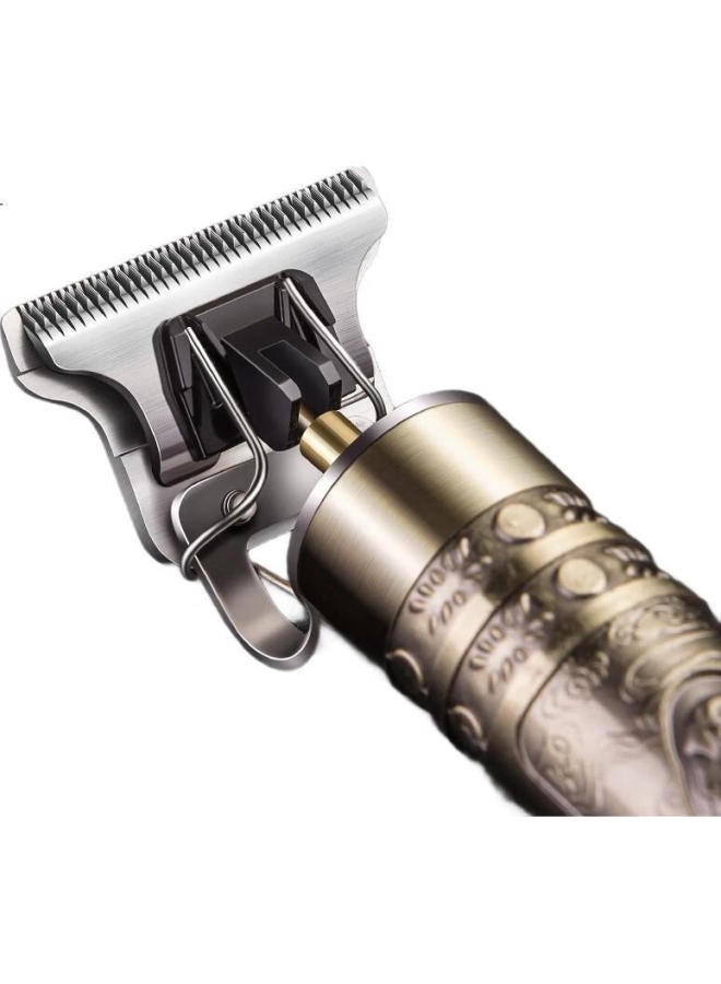 AUX Hair Clipper, Electric Trimmer For Adults, Hair Carving Electric Shaver, Hairline Trimmer, Hair Cutting Tool, Bald Head Gadget, Hairline Trimmer, X2 High-End Configuration - Image 3