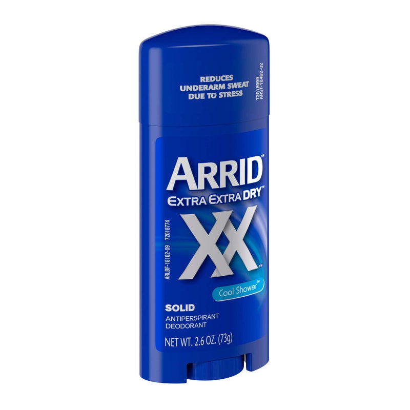 Arrid XX Extra Extra Dry Solid Antiperspirant Deodorant, Cool Shower, 2.6 oz , Pack of 6 - Image 5