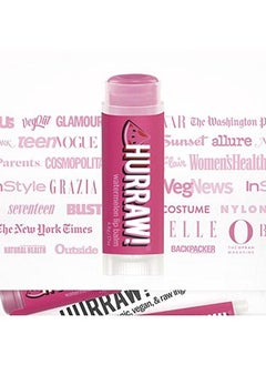 Hurraw! Watermelon Lip Balm: Organic Certified Vegan Cruelty And Gluten Free. Nongmo 100% Natural Ingredients. Bee Shea Soy And Palm Free. Made In Usa  - Image 5
