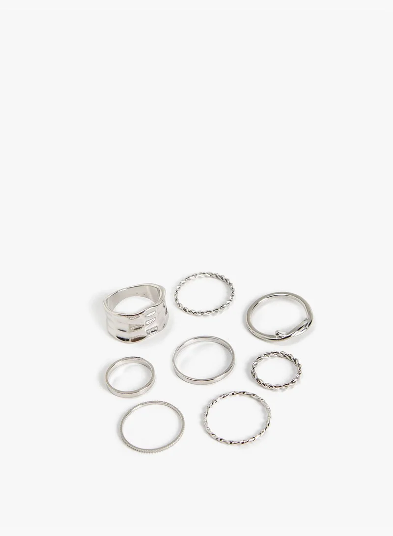 KOTON 8-Pack Metal Ring