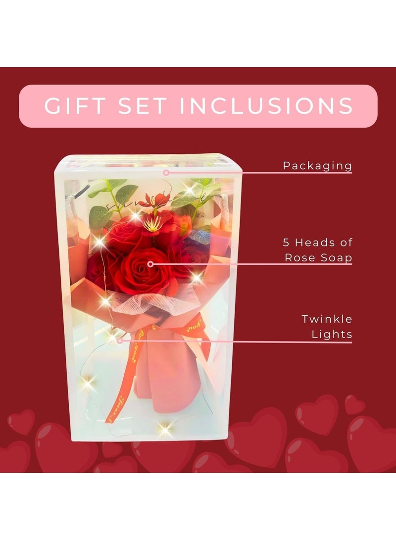 Home Smart Home Smart Bouquet Rose Flower for Gift Artificial Flower for Her Wife Mother and Friend at Anniversary Birthday Valentines Wedding or Special Occasions  - Image 3