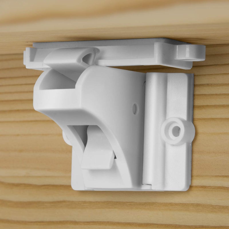 في ماسي Child Safety Magnetic Cabinet Locks -  4 Pack Adhesive Baby Proofing Cabinets  Drawers Latches - Image 2