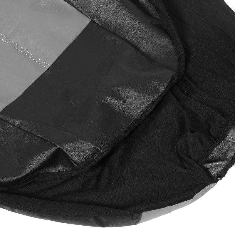 Car Seat Cover Set Front Seat Protector with Breathable Waterproof Fabric Anti-Slip Deep Gray and Black Cushion for Vehicle Interior Includes Pillowcase Suitable for Daily Driving - Image 2