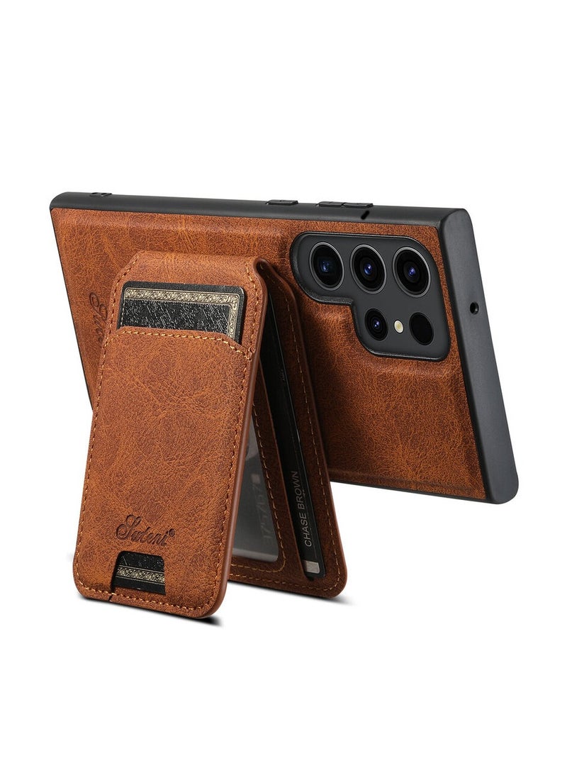 ارواق حافظة جلدية قابلة للفصل لهاتف سامسونج جالاكسي S24 الترا - Image 4