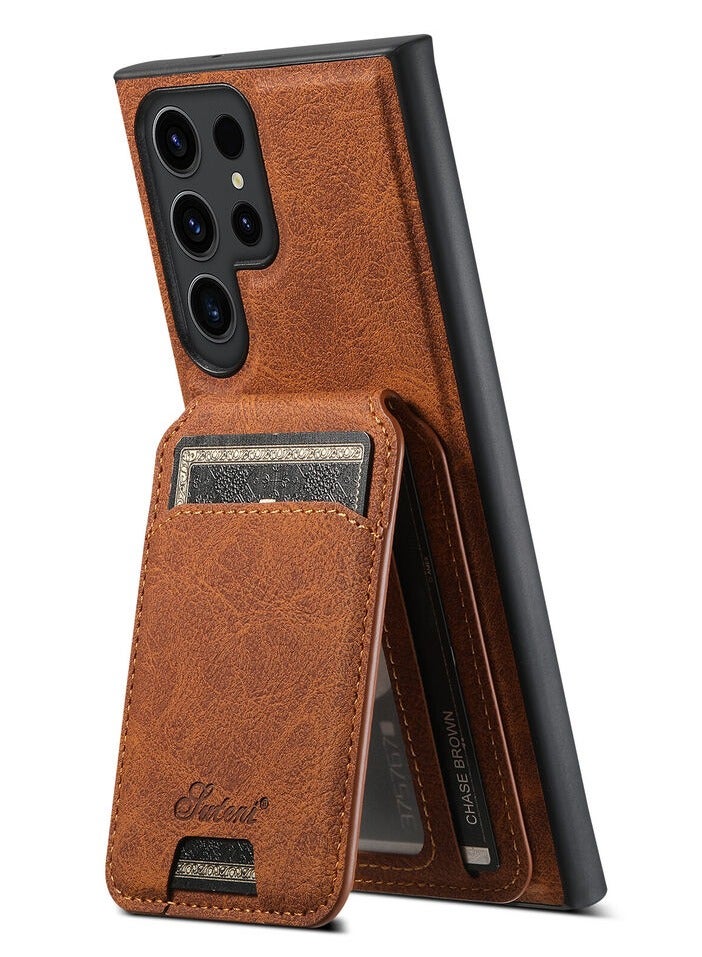 ارواق حافظة جلدية قابلة للفصل لهاتف سامسونج جالاكسي S24 الترا - Image 5