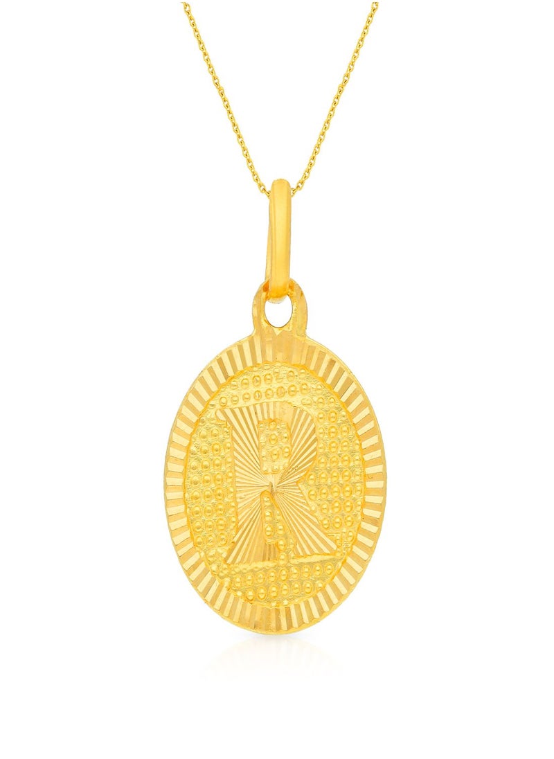 Malabar Gold and Diamonds 22k 916 Purity Gold Pendant for Women EMPN121RY  - Image 1