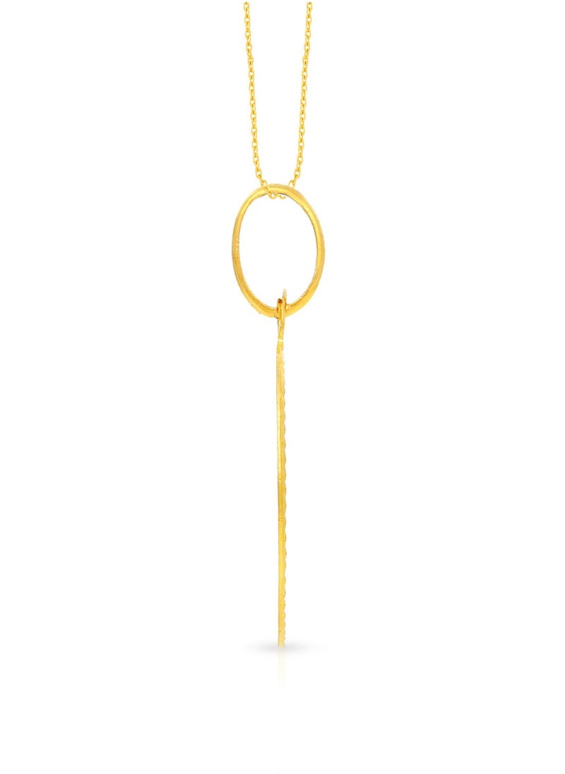 Malabar Gold and Diamonds 22k 916 Purity Gold Pendant for Women EMPN121RY  - Image 3