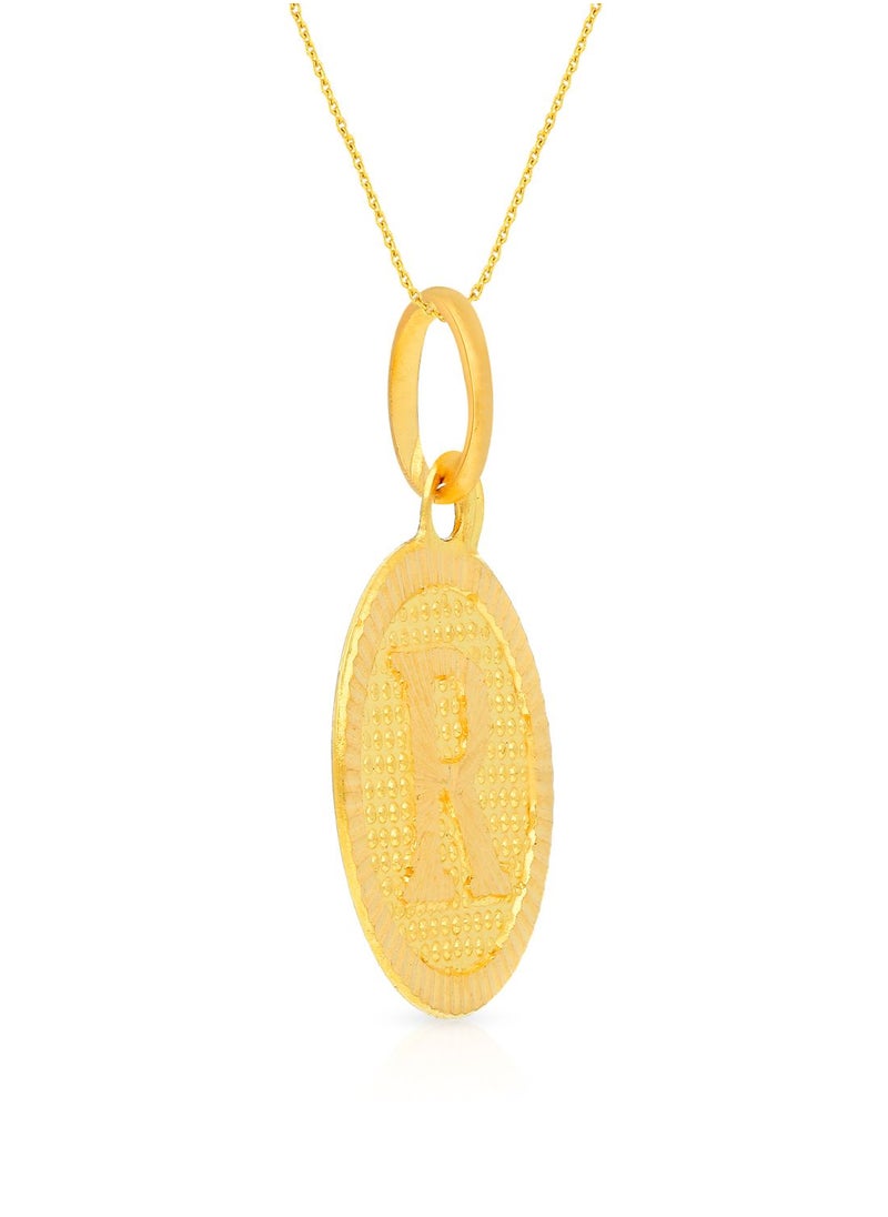 Malabar Gold and Diamonds 22k 916 Purity Gold Pendant for Women EMPN121RY  - Image 2