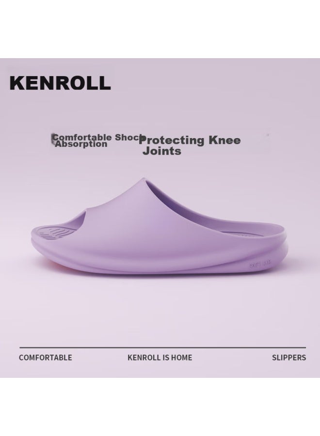 Kenroll Uni Home Bathroom Non-slip Slippers, Comfortable Wrap Lightweight Sandals, Lilac Purple, Size 37-38 - Image 1