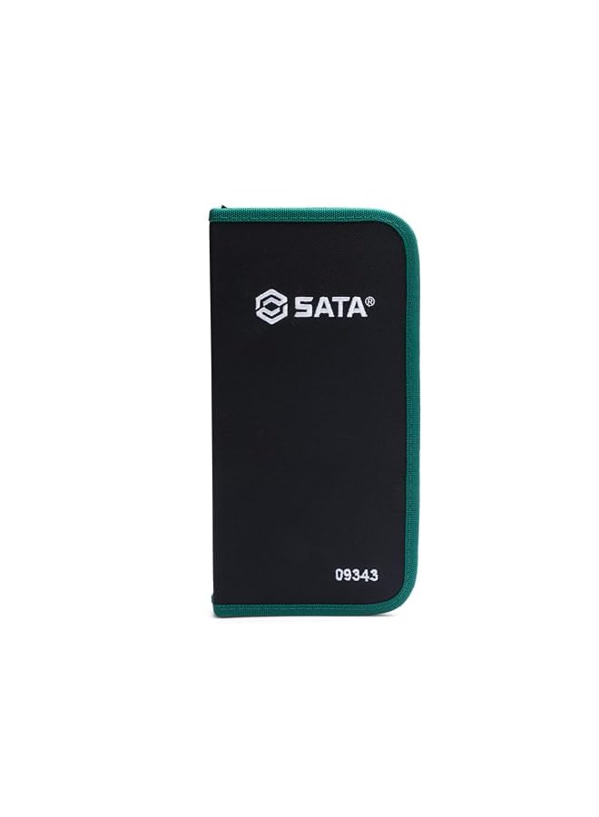 Sata 26 Piece Ratcheting Screwdriver Set With A Dual Material Green Handle And High Torque 45 Tooth Ratcheting Mechanism St09343Sj - Image 5