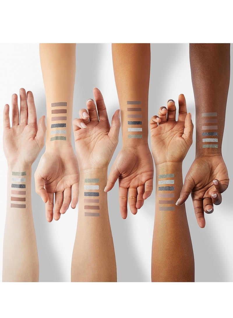 SYOSI Liquid Glitter Matte Eyeshadow Liquid Glitter Eyeliner and Matte Cream Eyeshadow 2 in 1, Quick Drying Easy to Apply Long Lasting Korean Shimmer Matte Eyeshadow Eye Makeup - Image 4