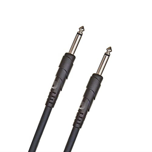 Planet Waves كابل جيتار D'Addario Accessories - كابل جيتار - 1/4 بوصة ذكر إلى 1/4 بوصة ذكر - محمي لتقليل الضوضاء - السلسلة الكلاسيكية - 50 قدم/15.24 متر - نهايات مستقيمة - عبوة واحدة - Image 1