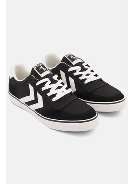Hummel Men Stadid Low Lace Up Casual Shoes, Black Combo  - Image 1